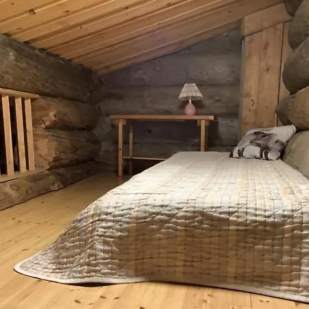 Сasa de vacaciones Rantaruka - Cozy Log With Sauna & Ski-bus 100m